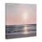 Stupell Industries Peach Sunrise over Beach Canvas Wall Art Design by Mike Calascibetta